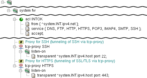 Proxies HTTPS and SSH