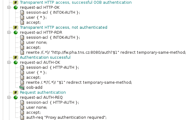 Transparent Kerberos authentication — request ACLs