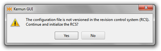 Initialize RCS confirmation