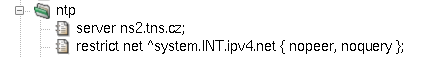 Minimum NTP server configuration